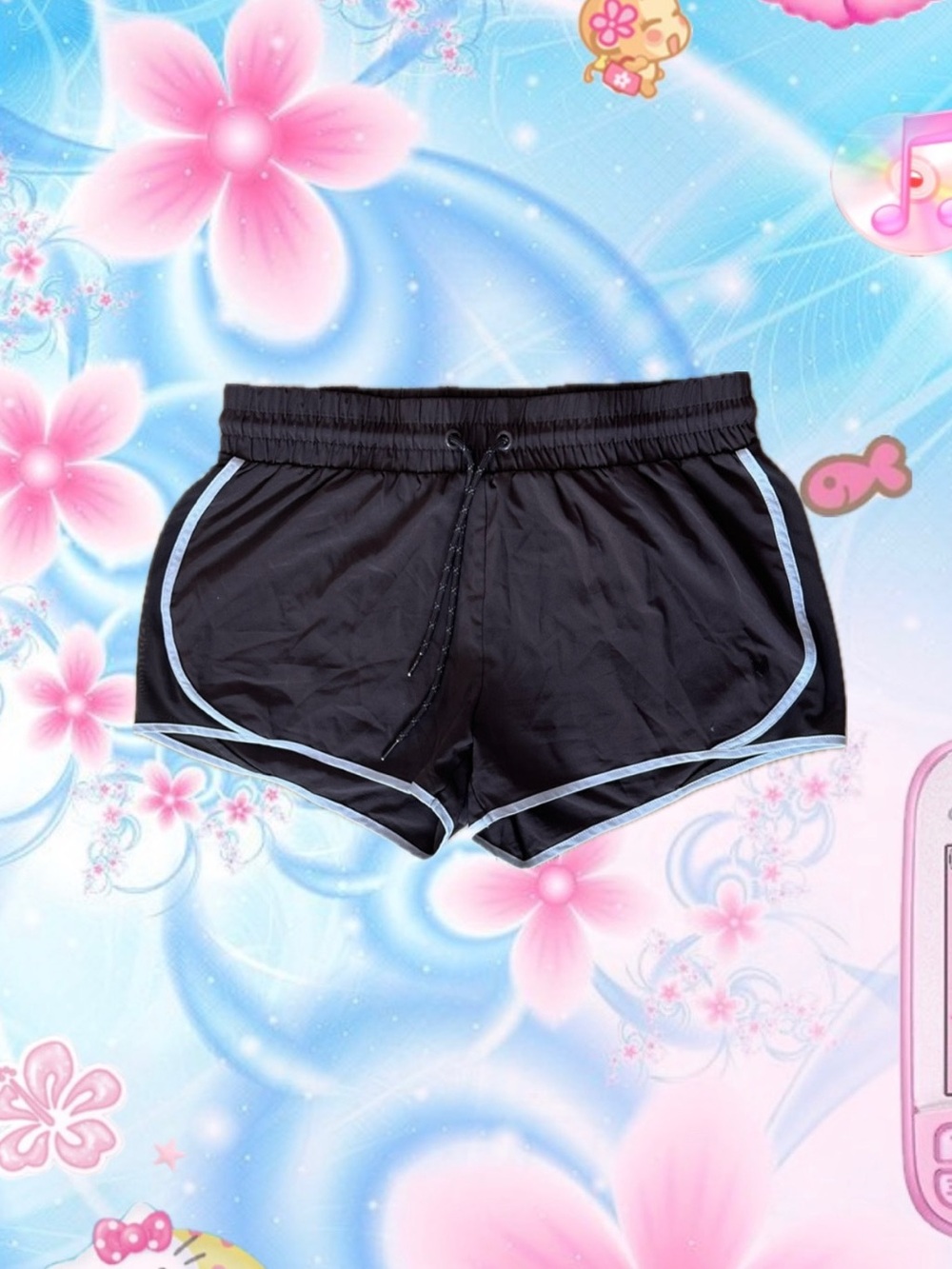 *free with purchase* Ardene Brown Athletic Shorts with Contrast Trim